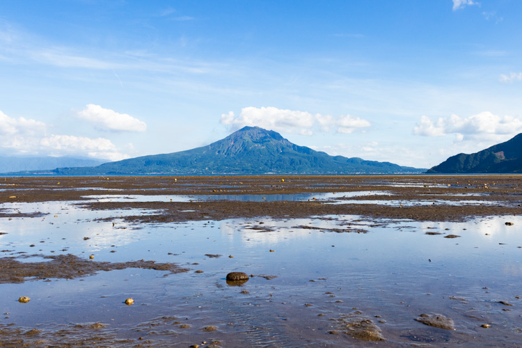 Sakurajima as seen from the north